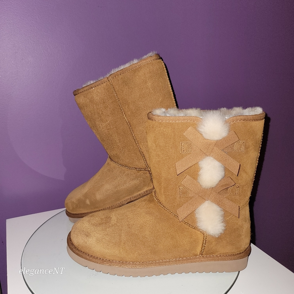 Koolaburra By UGG Tan Furrt Boots Sz: 10 - Picture 5 of 9